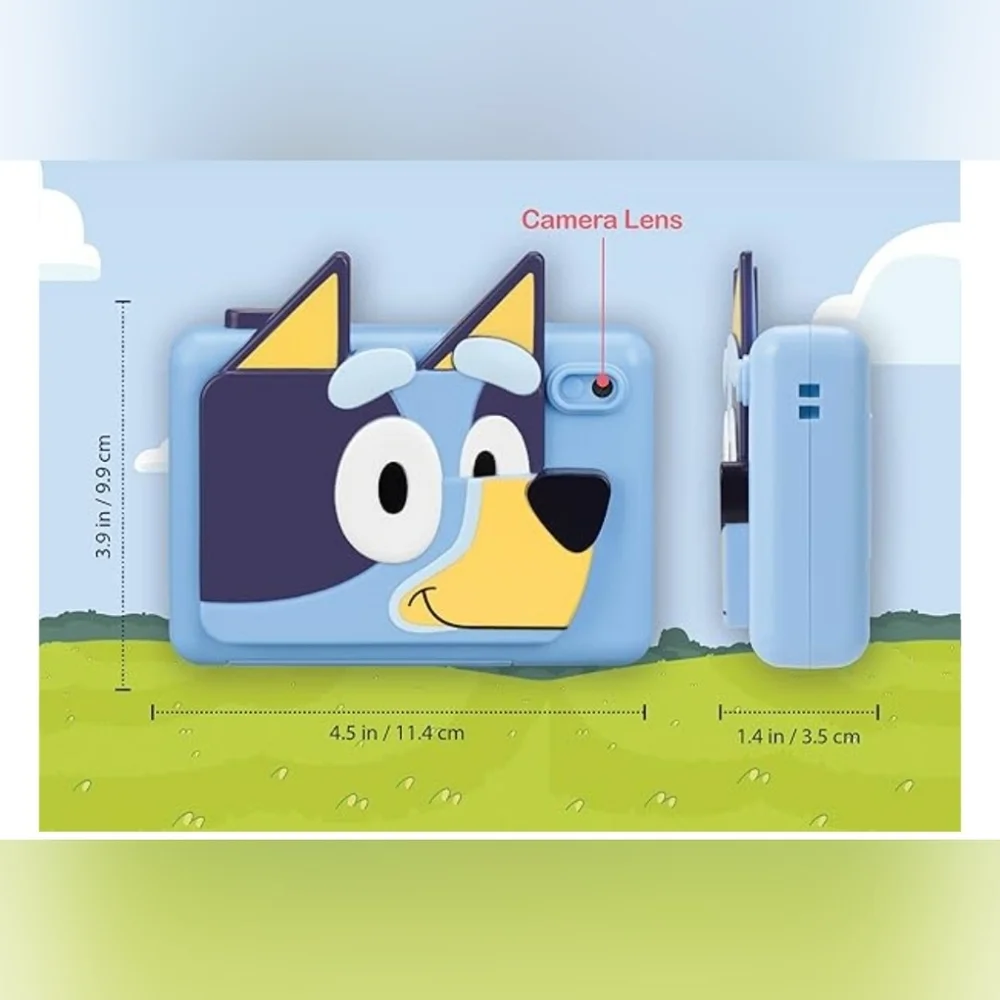 Bluey Digital Camera with SD Card For Kids with Video Recording And Games